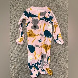 Carter’s footie pajamas with hand covers